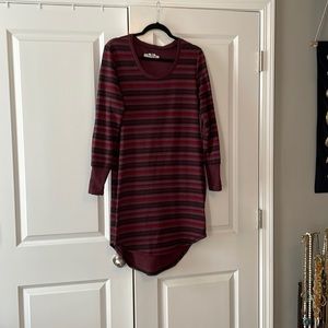 Kavu stretchy fairisle dress with thumb holes! Large